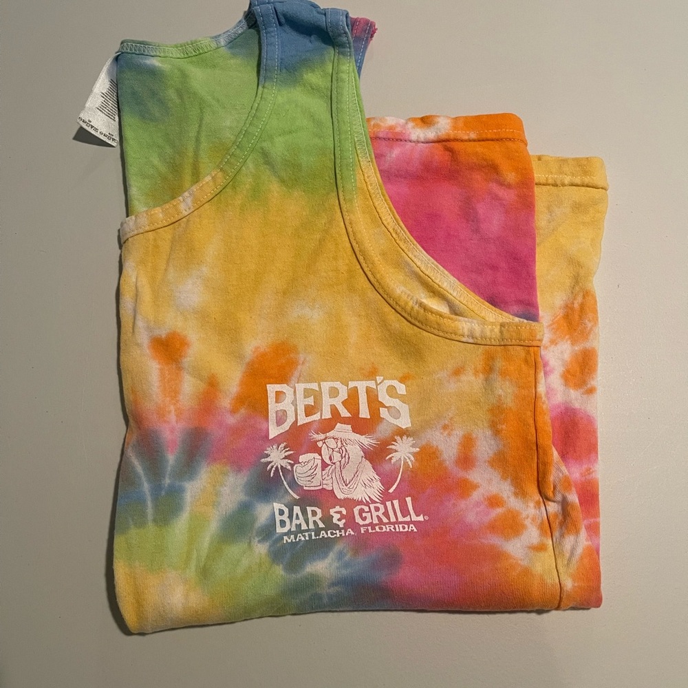 Bert's Bar & Grill Tie-Dye Tank Top
